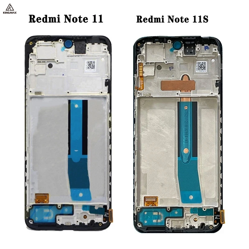 OLED Display for Redmi Note11 4G LCD Replacement 2201117TG Touch Screen Panel Note11s Note12S Poco M4 pro Mobile Phone LCD Frame