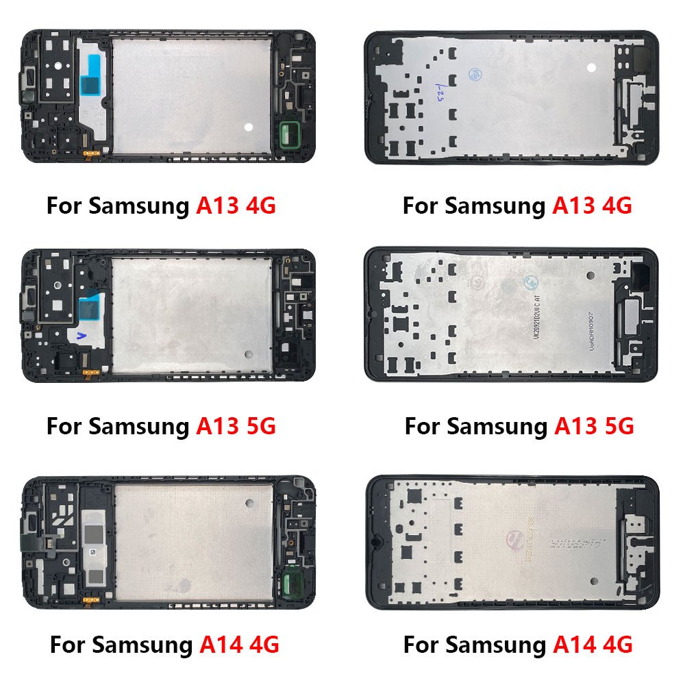 Wholesale Housing Middle Frame LCD Bezel Plate for Samsung A13 A14 A23 A135 A136 A145 A146 A235 A236 J4 Core Plus Replacement Ce