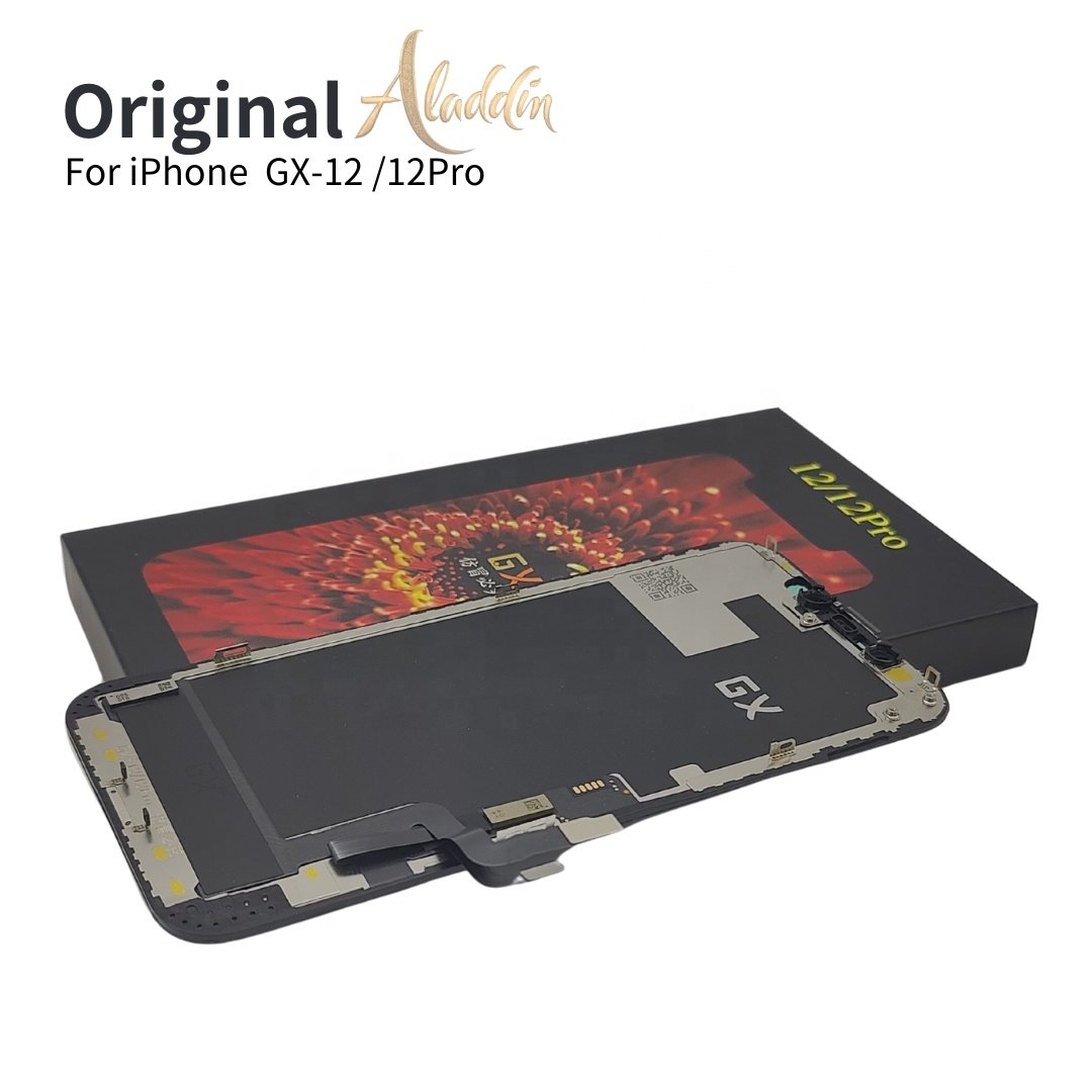 Brand New Original Phone parts LCD GX 12 Oled for iPhone 12 pro Apple Mobile Phone LCD Repairment Parts with service pack box