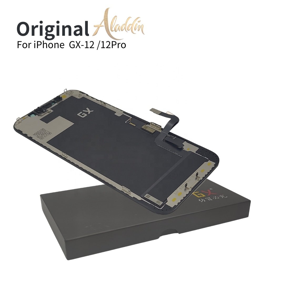 Brand New Original Phone parts LCD GX 12 Oled for iPhone 12 pro Apple Mobile Phone LCD Repairment Parts with service pack box