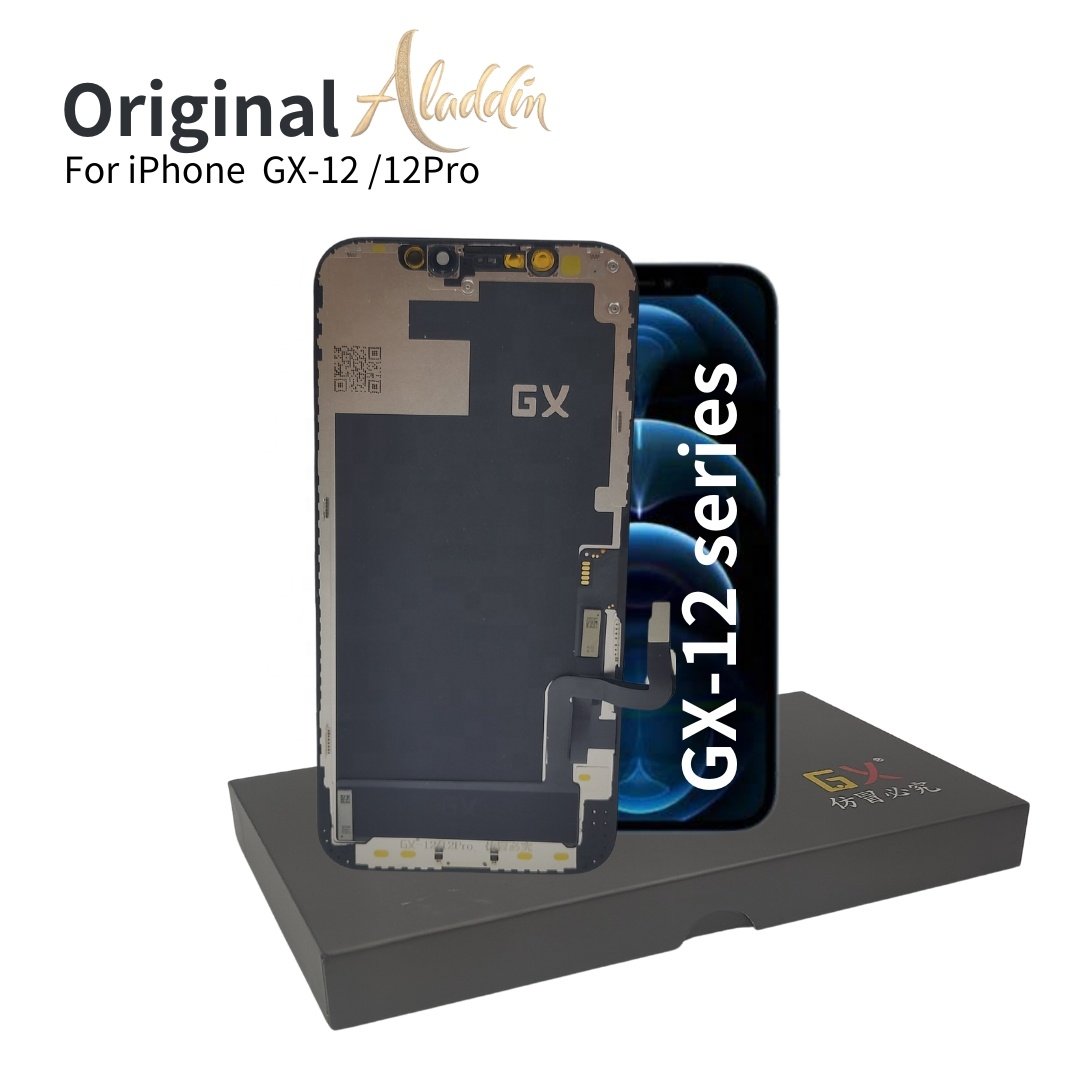 Brand New Original Phone parts LCD GX 12 Oled for iPhone 12 pro Apple Mobile Phone LCD Repairment Parts with service pack box