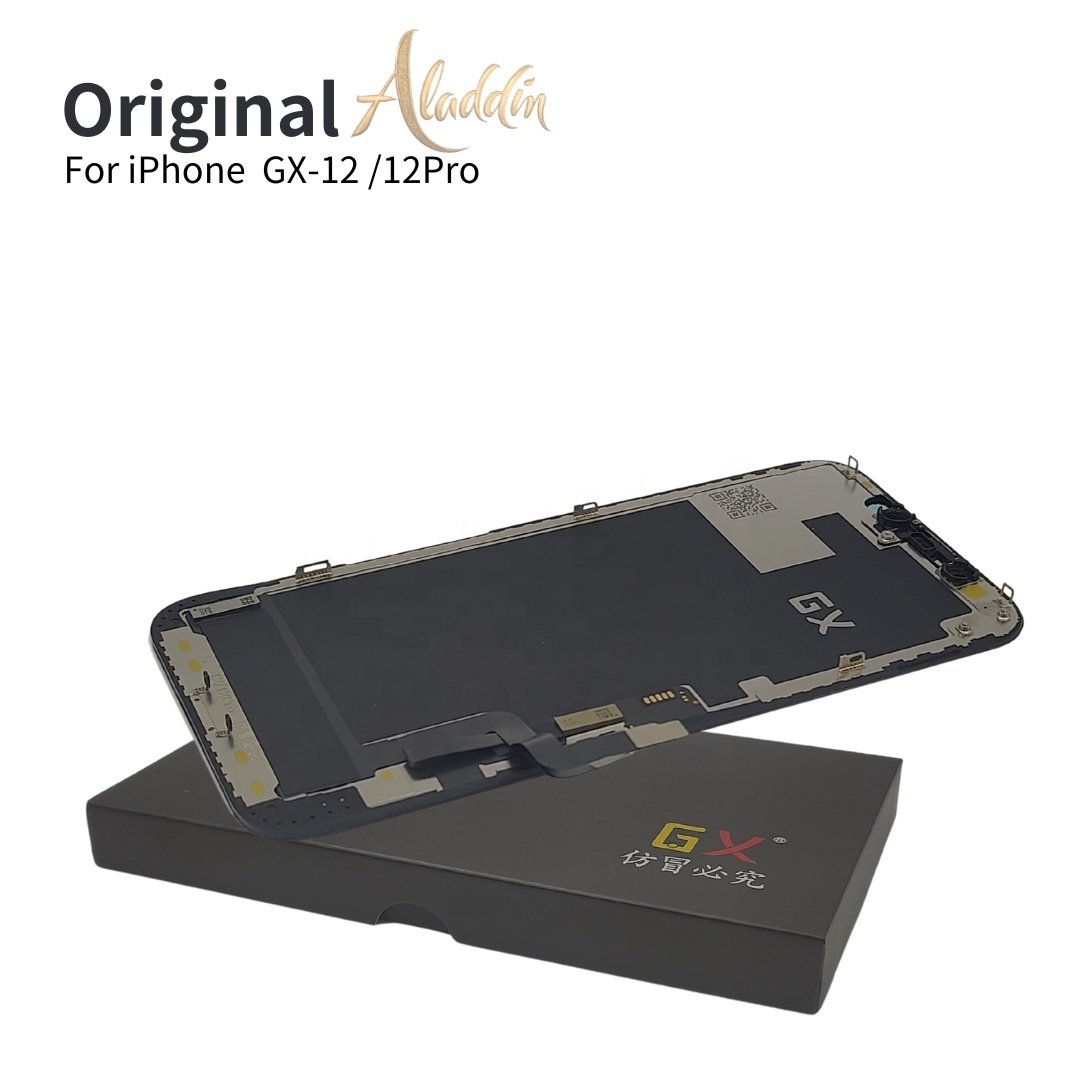 Brand New Original Phone parts LCD GX 12 Oled for iPhone 12 pro Apple Mobile Phone LCD Repairment Parts with service pack box