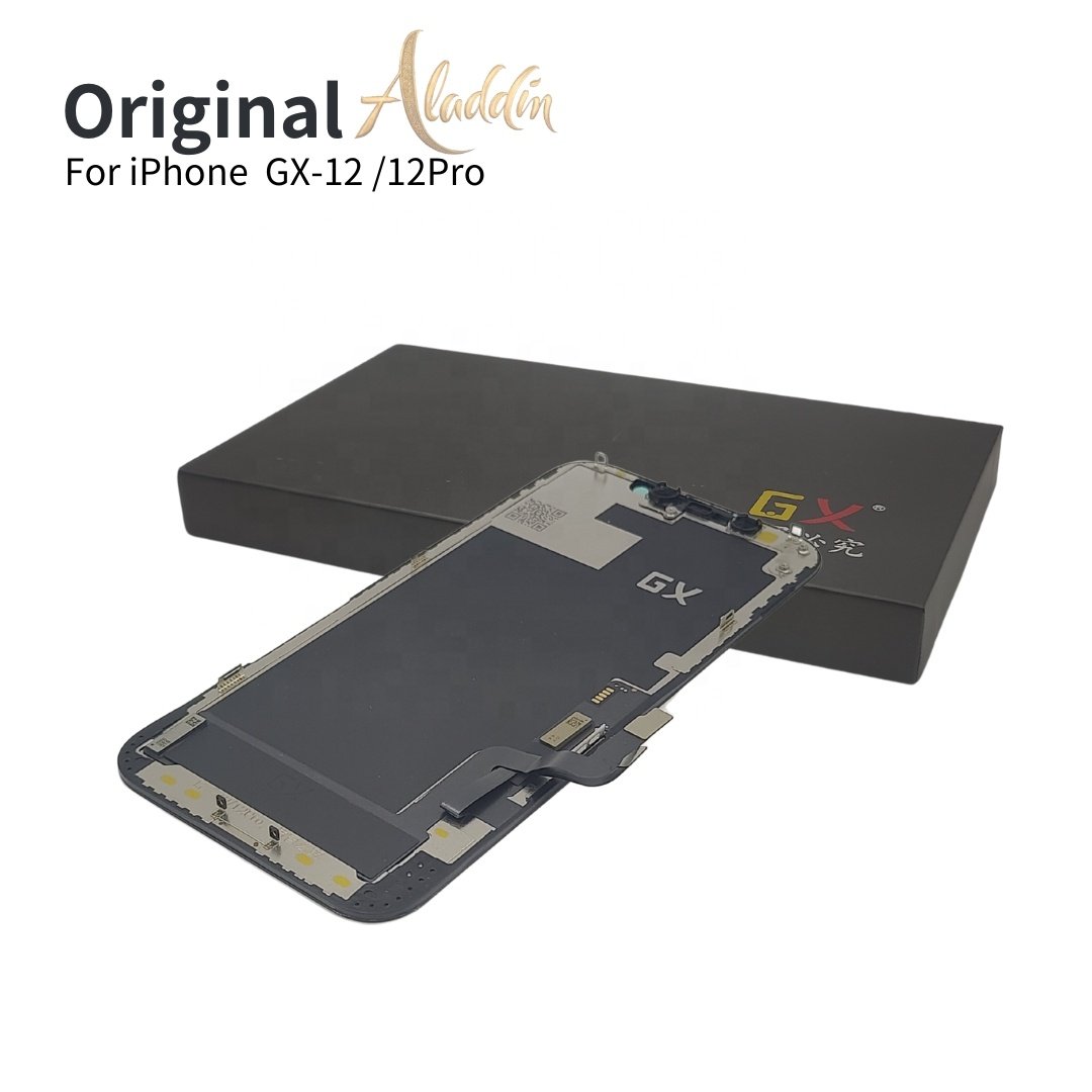 Brand New Original Phone parts LCD GX 12 Oled for iPhone 12 pro Apple Mobile Phone LCD Repairment Parts with service pack box