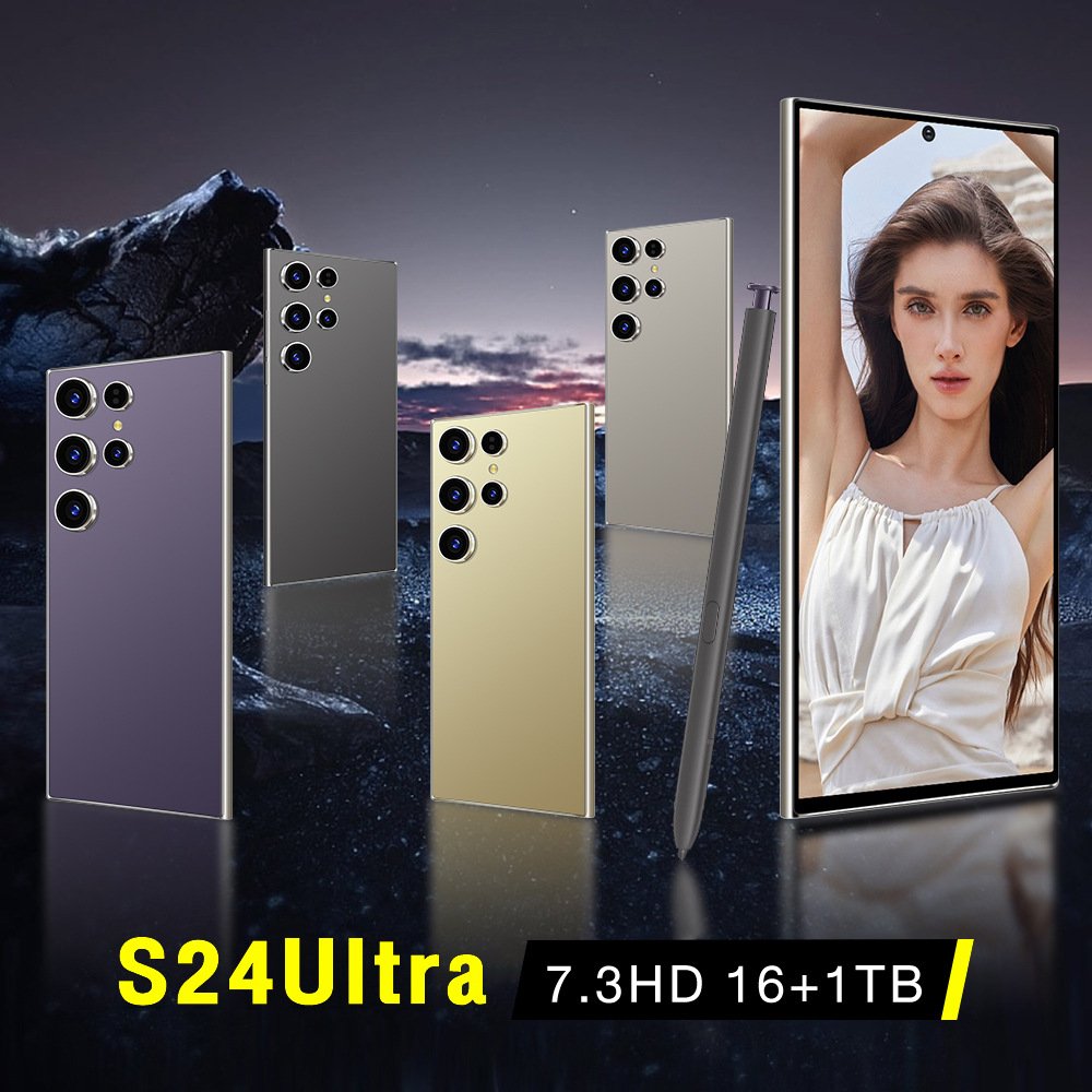 Smartphone with built-in pen S24 Ultra octa-core 4G 7.3 large screen 20 million pixels 3+ 64