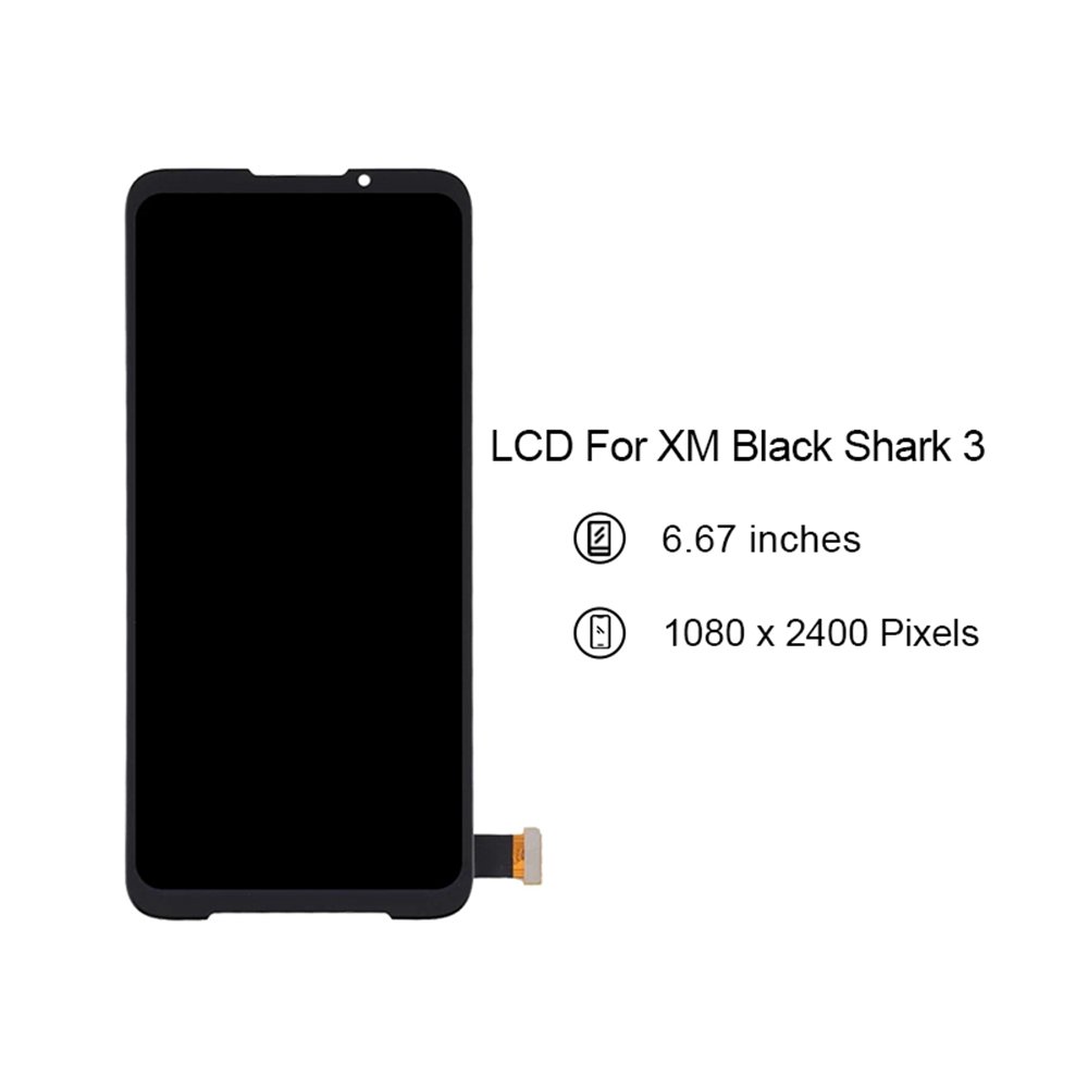 Best Sale Black Shark 3 Mobile Phone Lcd Touch Screen Replacement Digital Panel Display For Xiaomi Black Shark 3