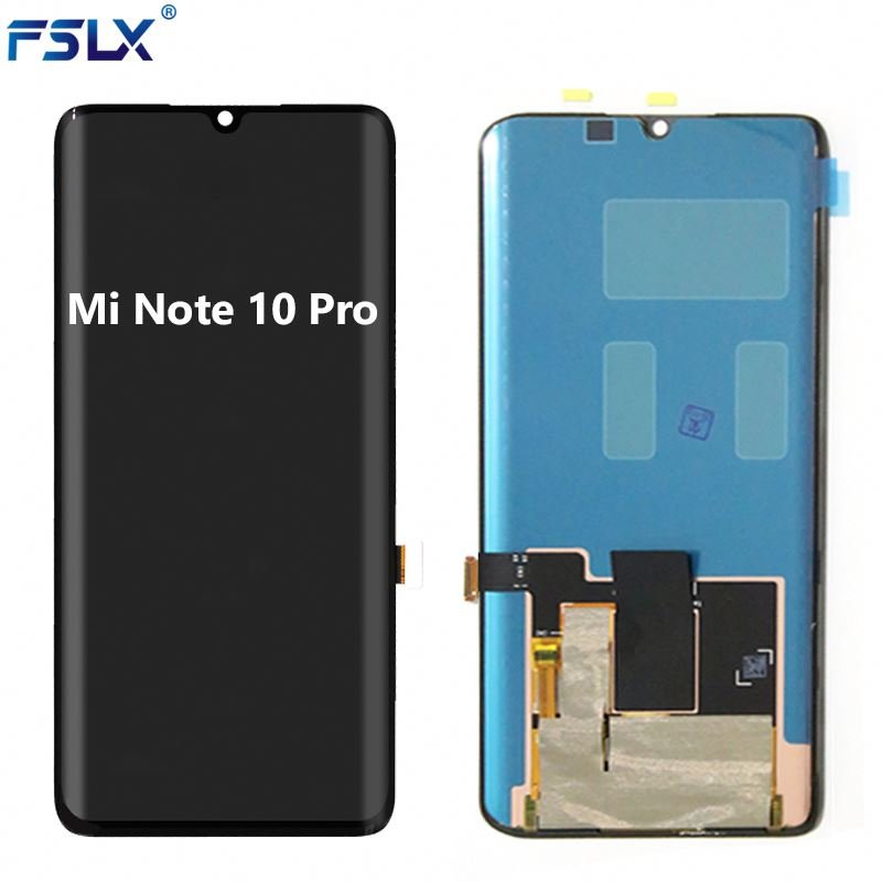 Mi Note 10 Pro Display Original Lcd Mobile Phone LCDS Assembly Replacement Parts Mobile Phone Screen For XIAOMi Note 10 Pro
