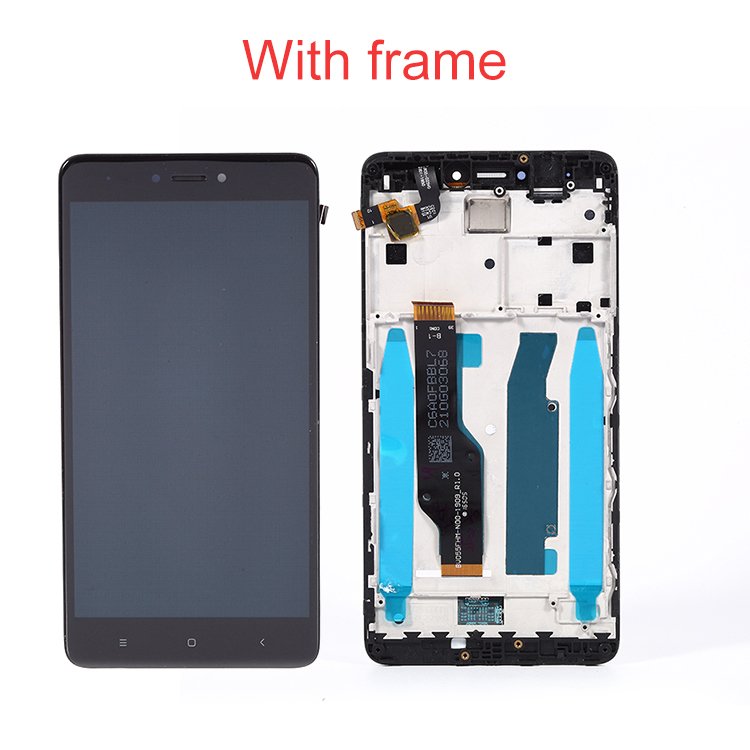 Mobile Phone Frame Display Screen Touch Combo Lcd Note 4X Original For Xiaomi Redmi Mi