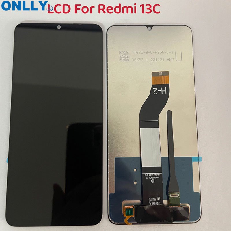 6.74" New Mobile Phone LCD for Redmi 13C Touch Screen Digitizer Replacement LCD For Redmi 13C with without Frame