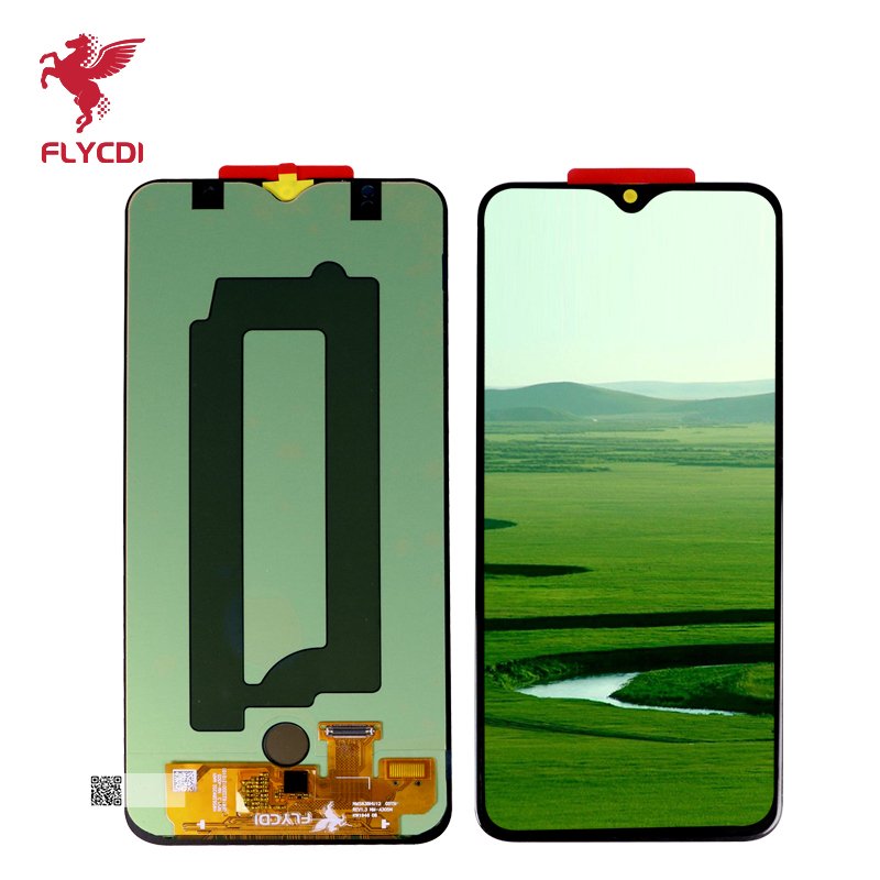 FLYCDI Mobile Phone Lcd Display Repair Replacement Parts for Samsung A30 A50 A50S Screen Assembly OLED Black & White 100% Tested