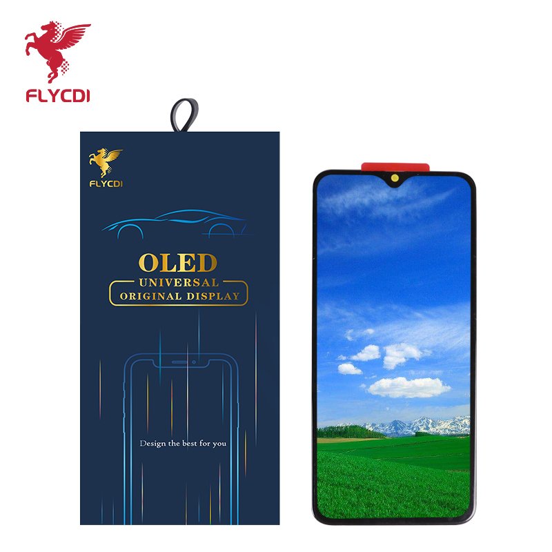 FLYCDI Mobile Phone Lcd Display Repair Replacement Parts for Samsung A30 A50 A50S Screen Assembly OLED Black & White 100% Tested