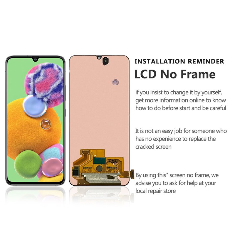 Mobile Phone LCDs for Samsung Galaxy A90 5G screen replacements for Samsung A90 5G display pantallas for Samsung A90 A908 Lcd