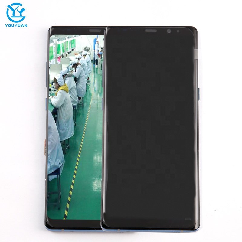 Mobile phone lcd for samsung note 8 lcd display touch screen digitizer replacement lcd