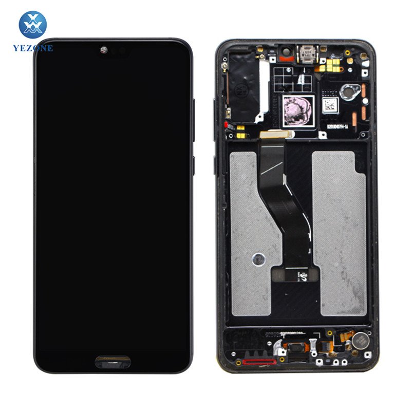 Wholesale Mobile Phone LCD For Huawei P 20 P20 Pro P20 Lite LCD Display Touch Screen Digitizer Assembly Replacement with frame