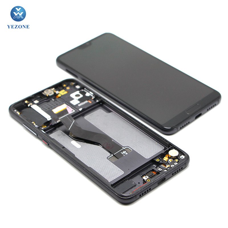 Wholesale Mobile Phone LCD For Huawei P 20 P20 Pro P20 Lite LCD Display Touch Screen Digitizer Assembly Replacement with frame