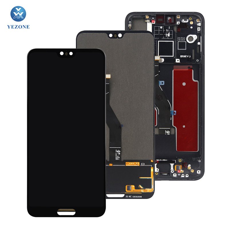Wholesale Mobile Phone LCD For Huawei P 20 P20 Pro P20 Lite LCD Display Touch Screen Digitizer Assembly Replacement with frame