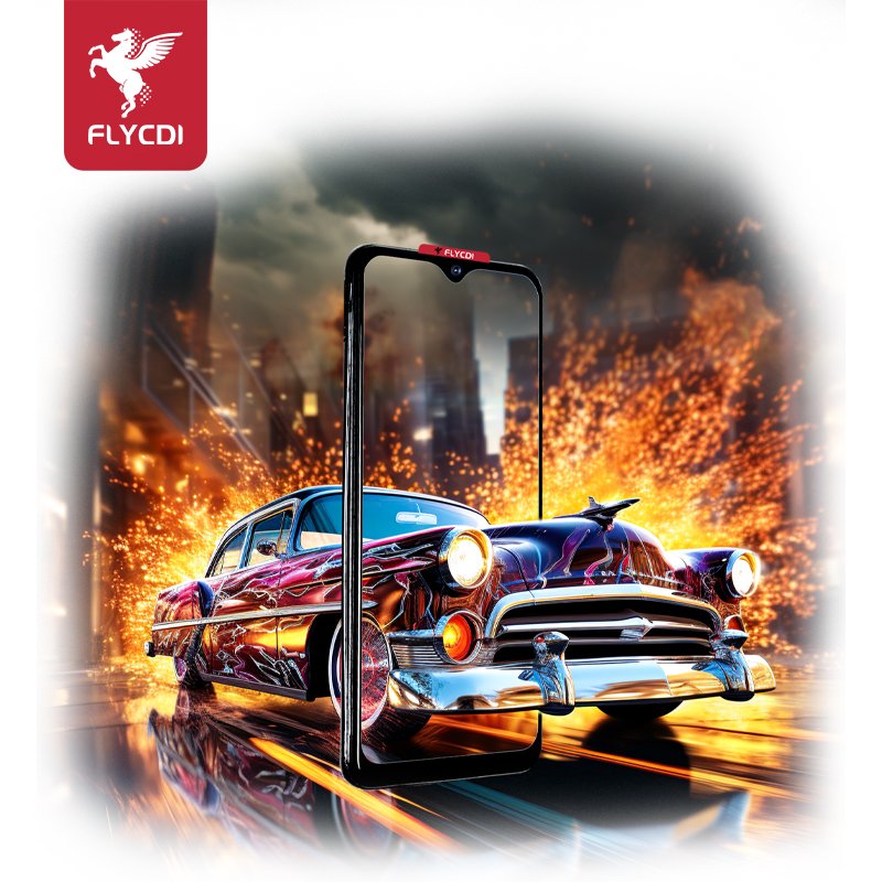 FLYCDI cellphone lcd screen For Samsung A30 OLED A50 A50S mobile phone lcds screen display touch screen phone lcd