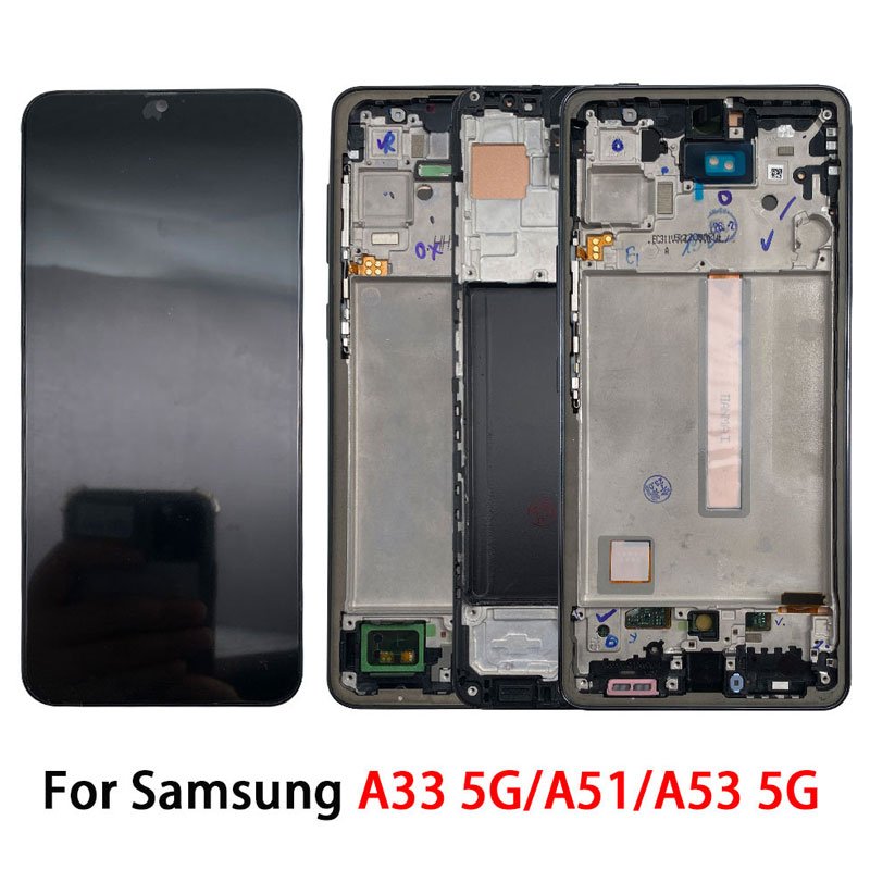 Mobile Phone Lcd Display For Samsung Galaxy A54 A546 With Frame Oled Display Touch Screen