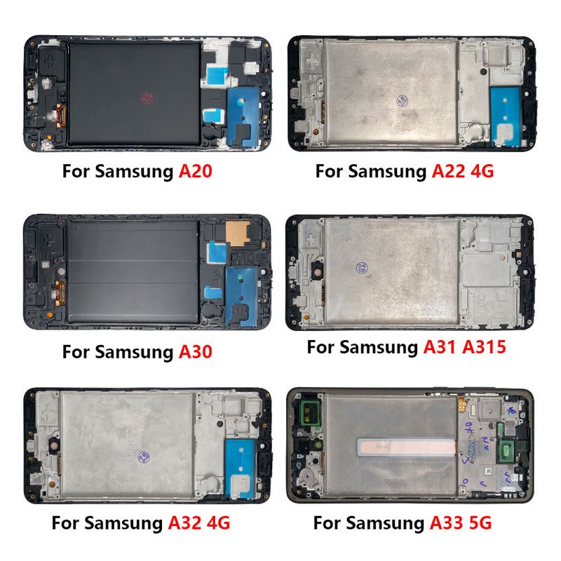 Mobile Phone Lcd Display For Samsung Galaxy A54 A546 With Frame Oled Display Touch Screen