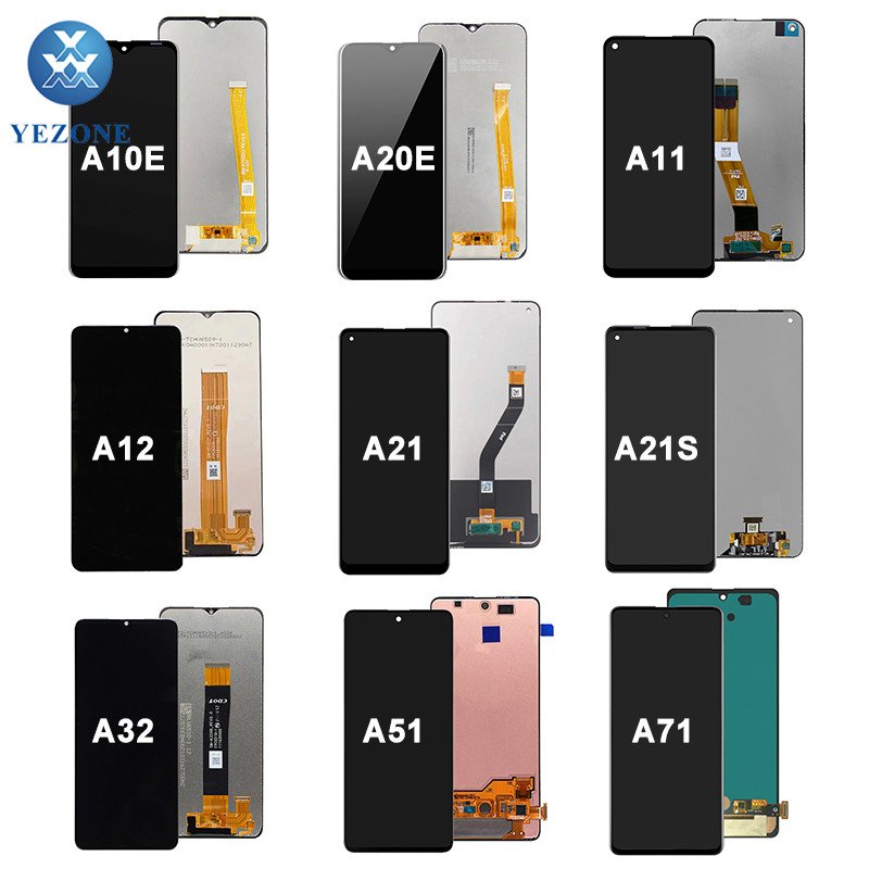 cellphone spare parts mobile+phone+lcds for samsung a02 a12 a21 a21s a30 a30s a31 a32 a41 a50 a51 a52 a71 a72 screen original
