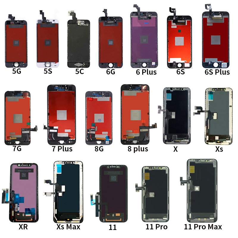 wholesale mobile phone lcds screen cellphone repair display lcd replacement LCD screen for iphone 6s 7 8 X 11 12/12 Pro 13 Pro