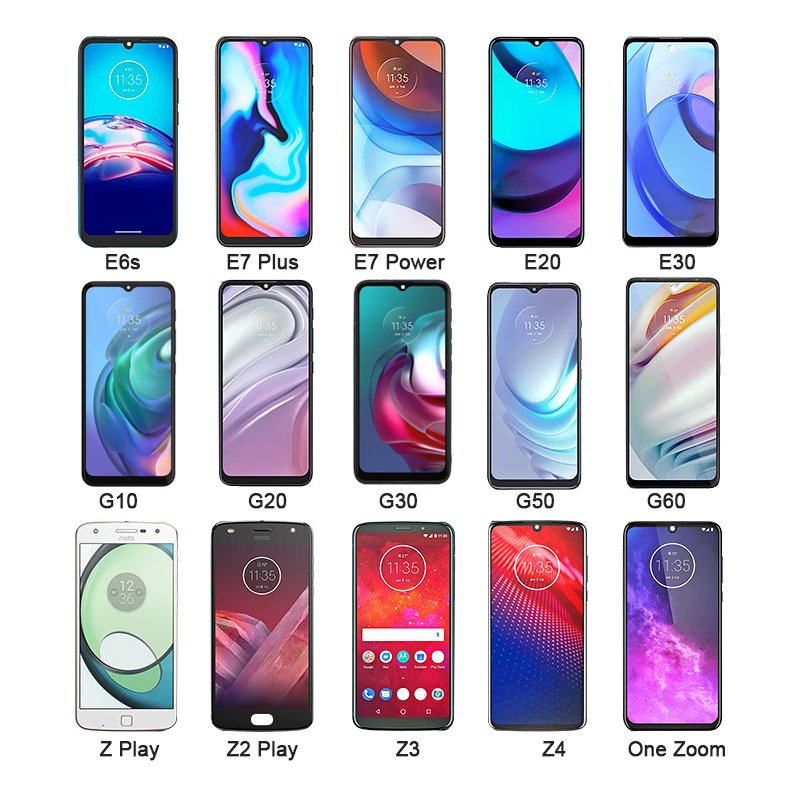 Mobile Phone LCD for Motorola Moto G Pro G5 G5s G6 G7 Play G8 Power Lite Display G9 Plus G10 G20 G22 G30 G31 5G Cellphone Screen