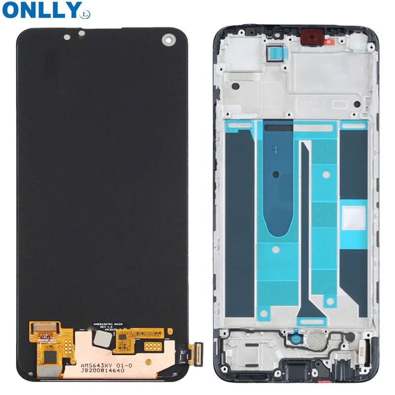 Super AMOLED original realme 8 screen replacement pantalla de realme 8 lcd mobile phone lcds For realme 8 4g display