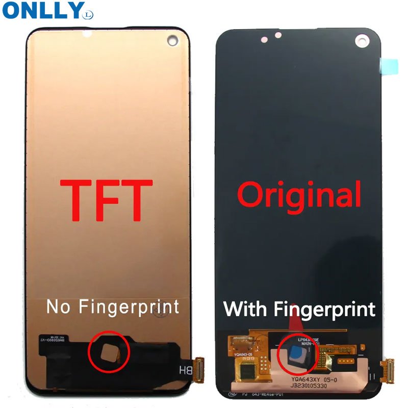 Super AMOLED original realme 8 screen replacement pantalla de realme 8 lcd mobile phone lcds For realme 8 4g display
