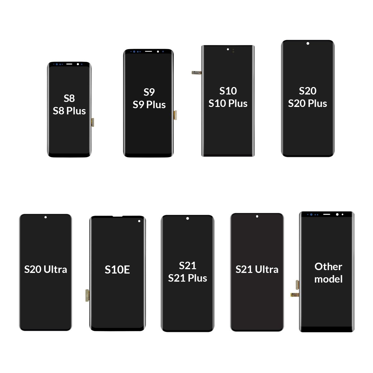 TIMEWAY mobile phone LCD Replacement Original screen For Samsung galaxy s21 ultra plus S6 S7 S8 S9 S10 S20 s 21 ultra LCD phone