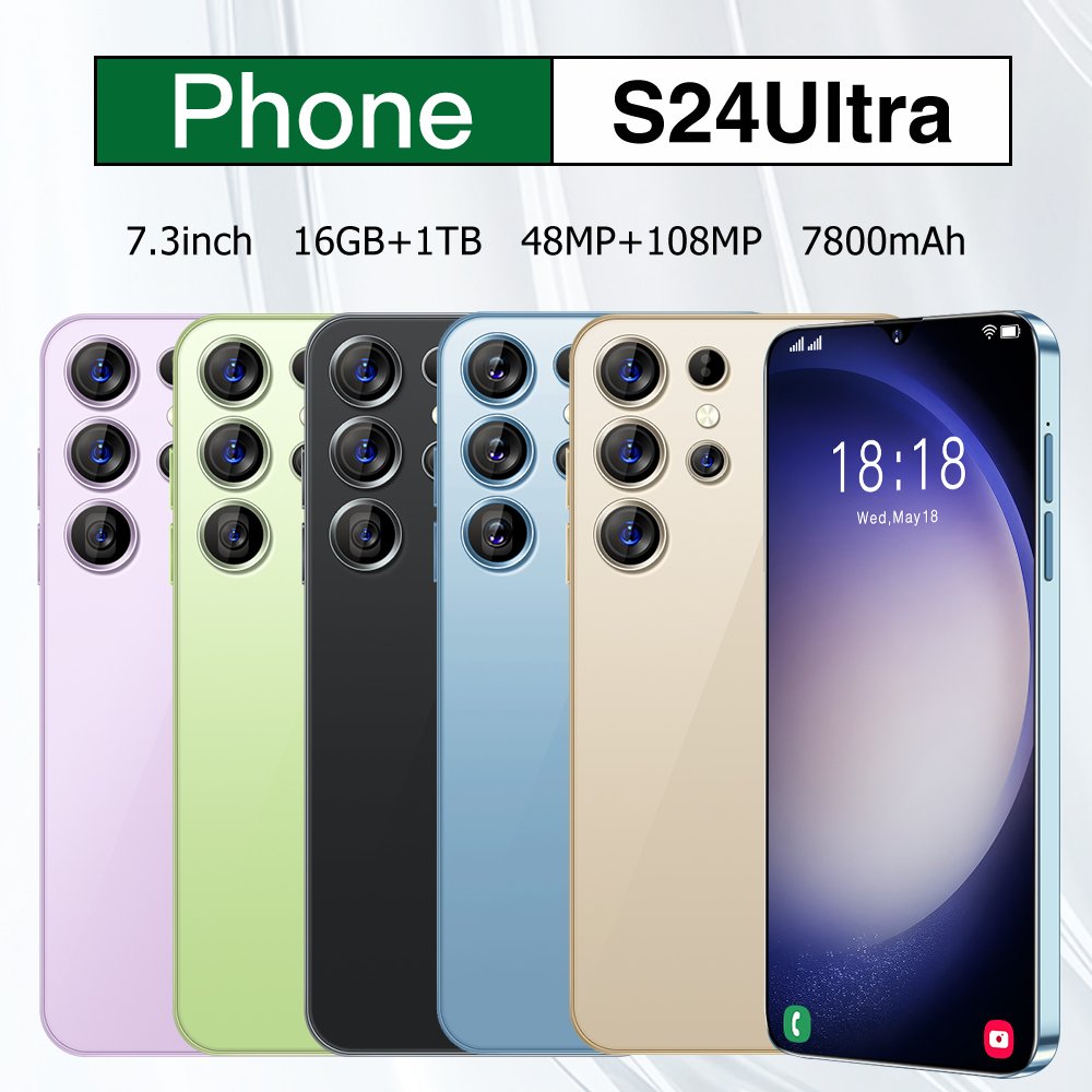 Medome 2024 Original Mobile Phone Brand New Amsung Galaxay S24 Ultra 16G 1T 6.7inch Android 13 Celular Low Price 5G Smartphone
