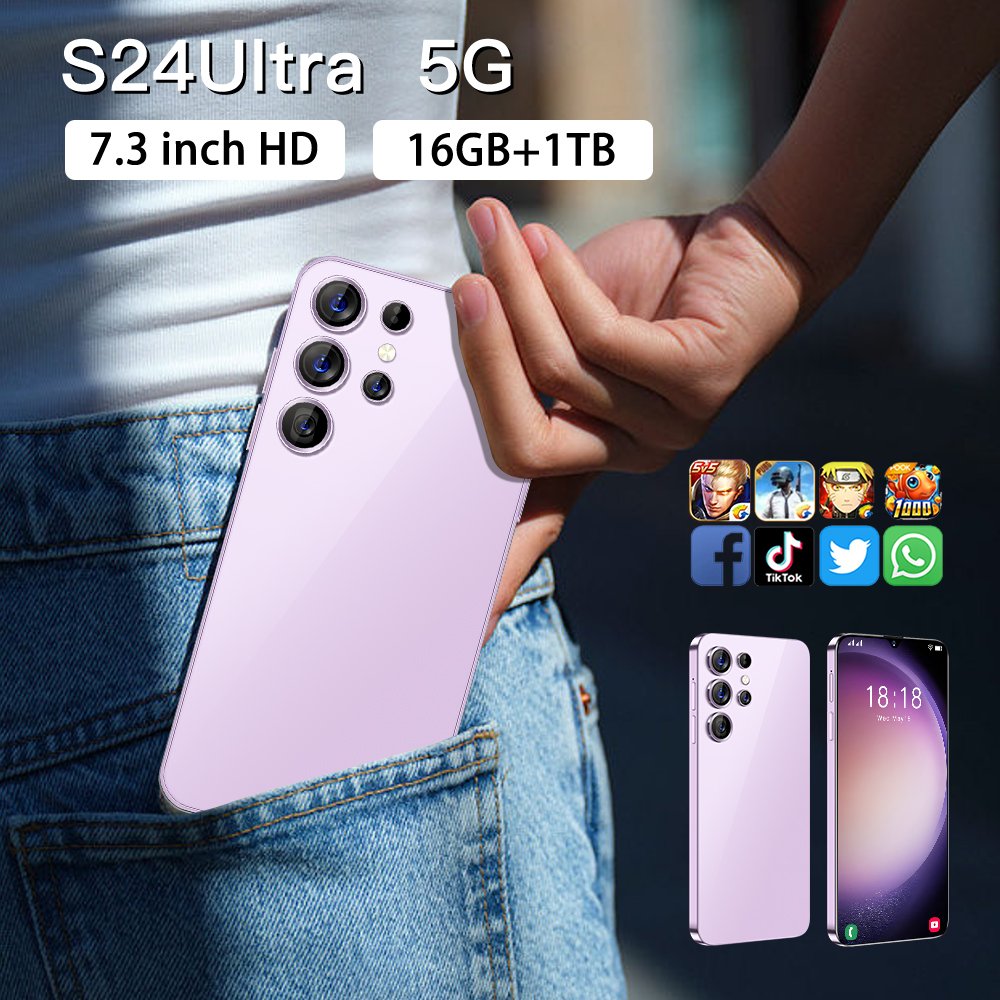 Medome 2024 Original Mobile Phone Brand New Amsung Galaxay S24 Ultra 16G 1T 6.7inch Android 13 Celular Low Price 5G Smartphone