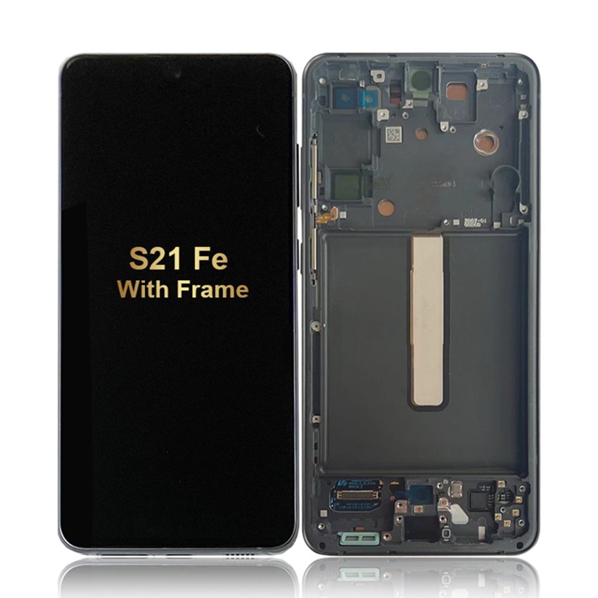 Wholesale Mobile Phone LCD Touch Screen Replacement For Samsung S21 Fe Plus Ultra S22+ 5G With Frame Display Touch Screen