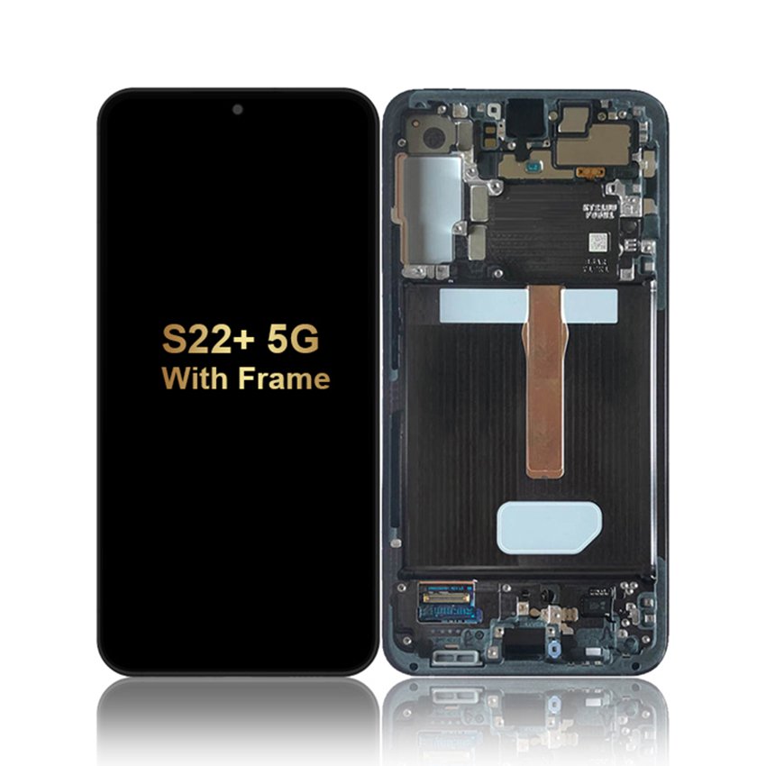 Wholesale Mobile Phone LCD Touch Screen Replacement For Samsung S21 Fe Plus Ultra S22+ 5G With Frame Display Touch Screen