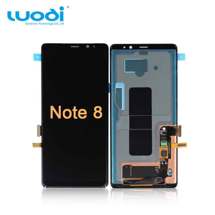 Brand quality for samsung display telefono accessories ecran tela For Samsung Note 8 mobile phone lcds