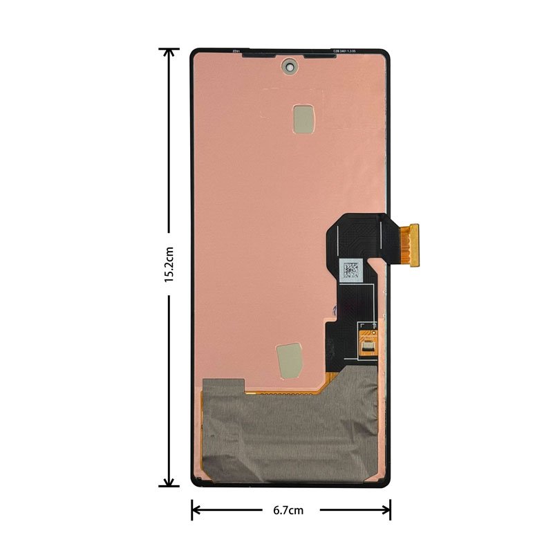 Mobile Phone LCD Screen for Google Pixel 6A with Touch Component Digitizer Screen for Google Pixel 6A with Frame