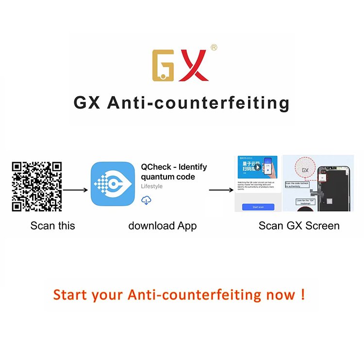 GX OLED LCD Display touch screen replacement for iPhone X XS XR Max 11 11pro Max 12 Pro Max Mini 13