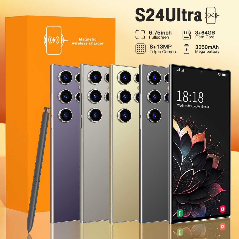 Brand New Original Smart Phone S24 Ultra Mobile 5G Smartphone S24 Plus telefono Cell Phone Telefone Feature Android Gaming Phone