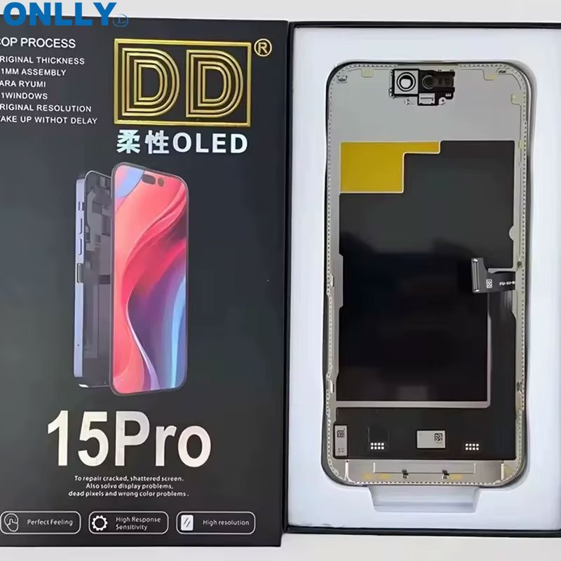 Best price DD oled LCD Display For iPhone 15 15 pro LCD Screen Digitizer For mobile phone lcd screen display