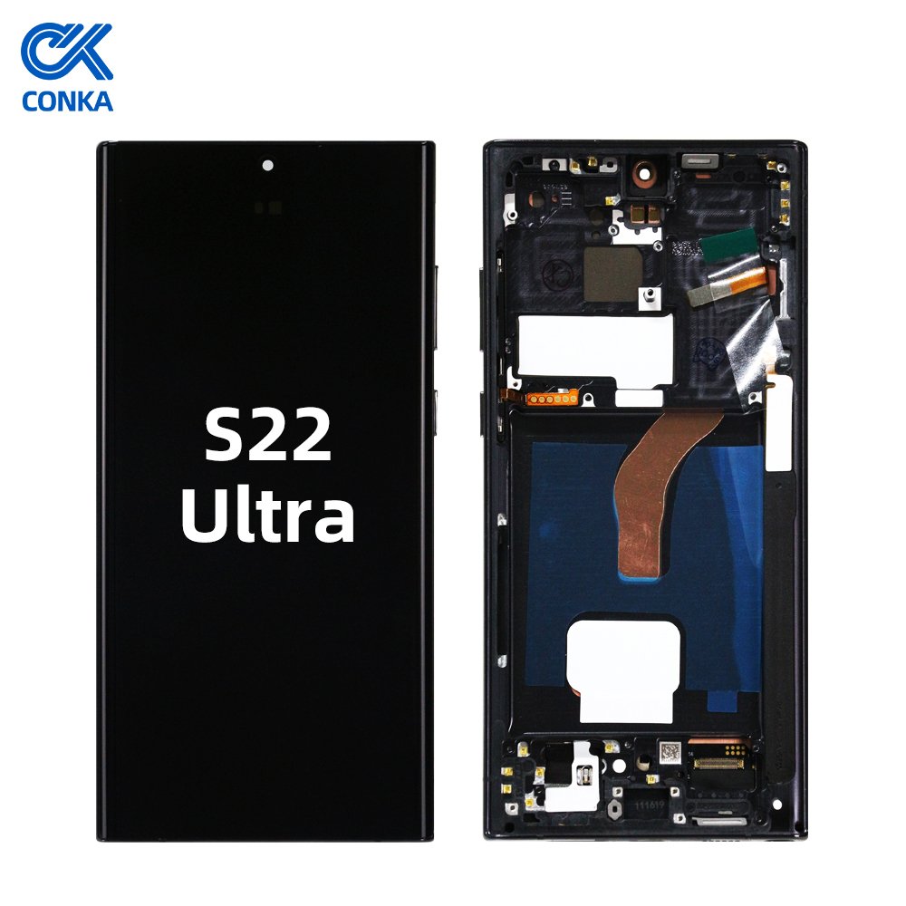 Mobile Phones Lcds For Samsung S21 Fe Plus S21 Ultra S22+ 5G With Frame Screen Replacement Touch Display Digitizer Assembly