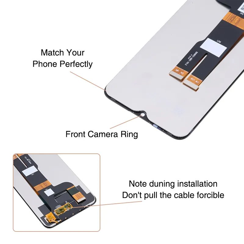 Mobile Phone LCDs for Vivo Y02 Screen Replacement Factory Wholesale Price LCDs para Movile Vivo Y02 Reemplazo de Pantalla