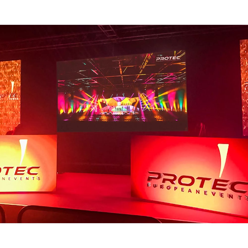 Stage Rental P3.91 P4.81 Curved LED Display Screen NightClub Bar Dj Booth P3.91 LED DJ Indoor Display Screen