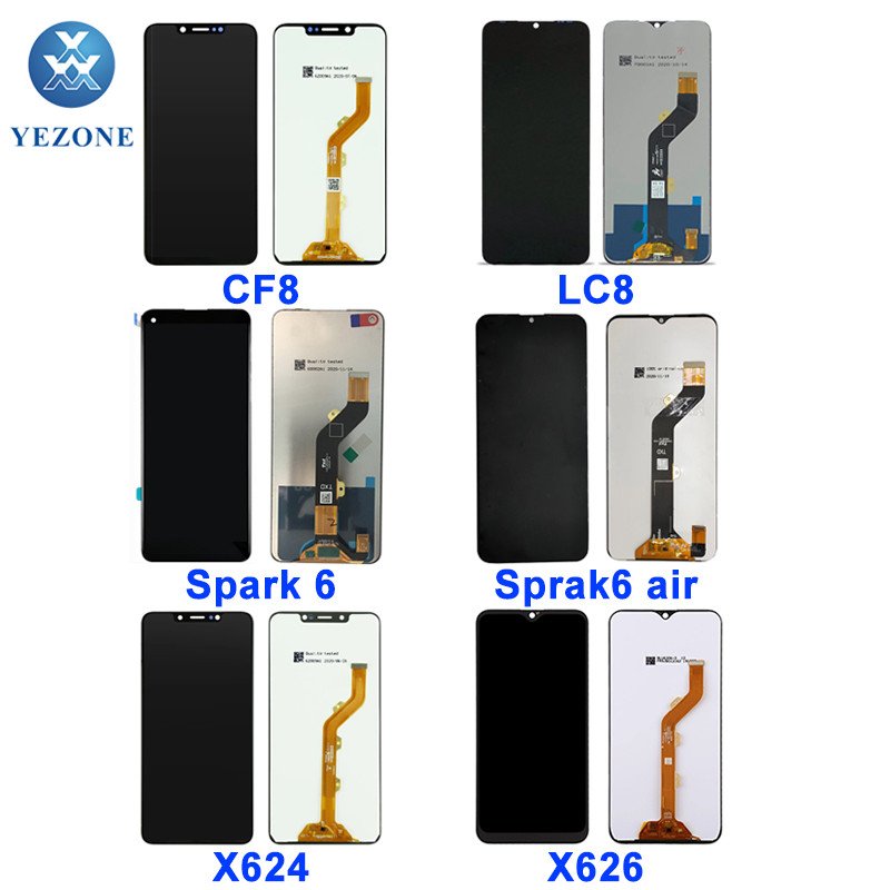 for tecno lcd touch Wholesale for tecno mobile phone lcd screens for tecno KE7 SPARK 6 screen phone parts
