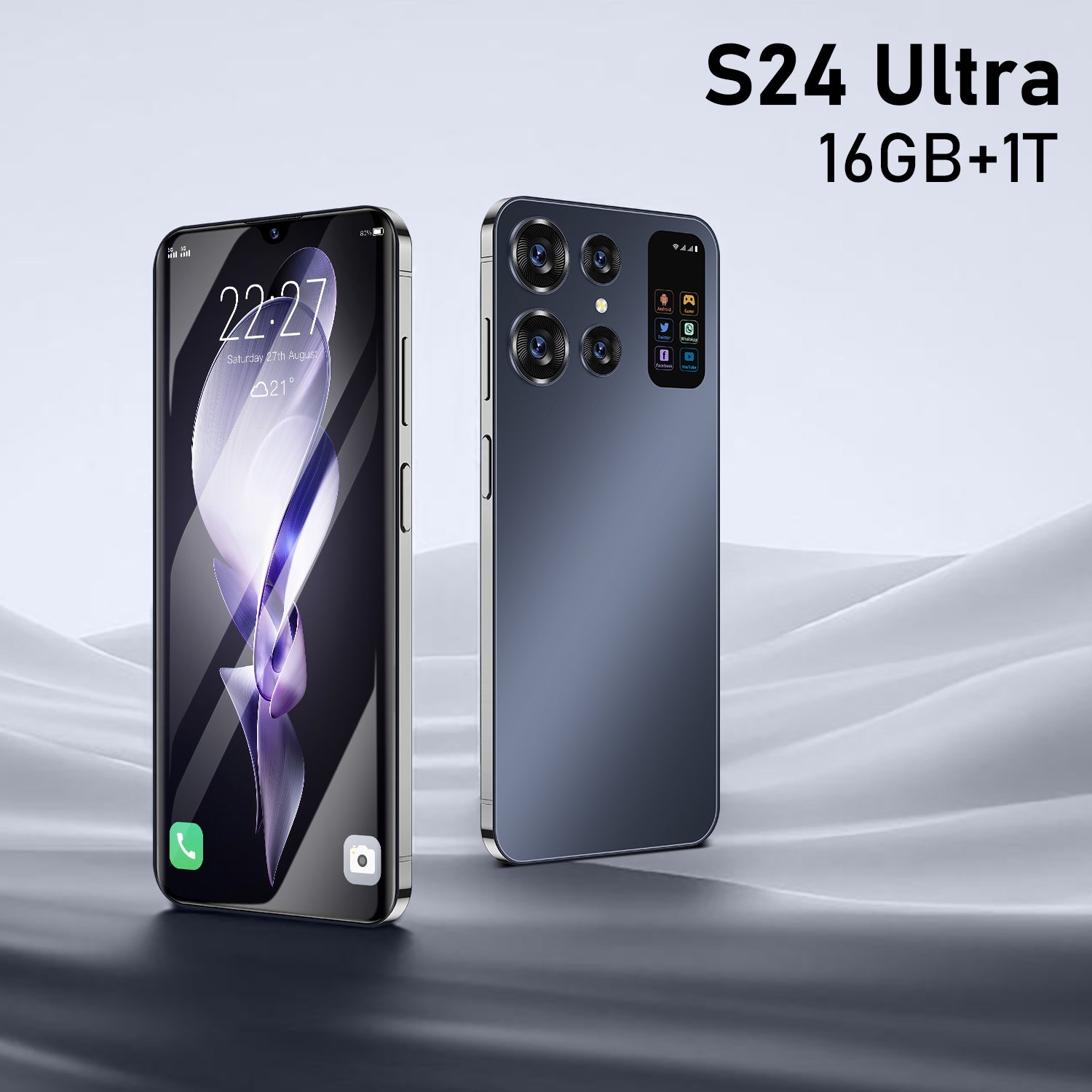 Original S24+ Ultra 16GB+1TB smartphone 7inch unlocked dual SIM 5G phone Android 13 Entertainment smartphone