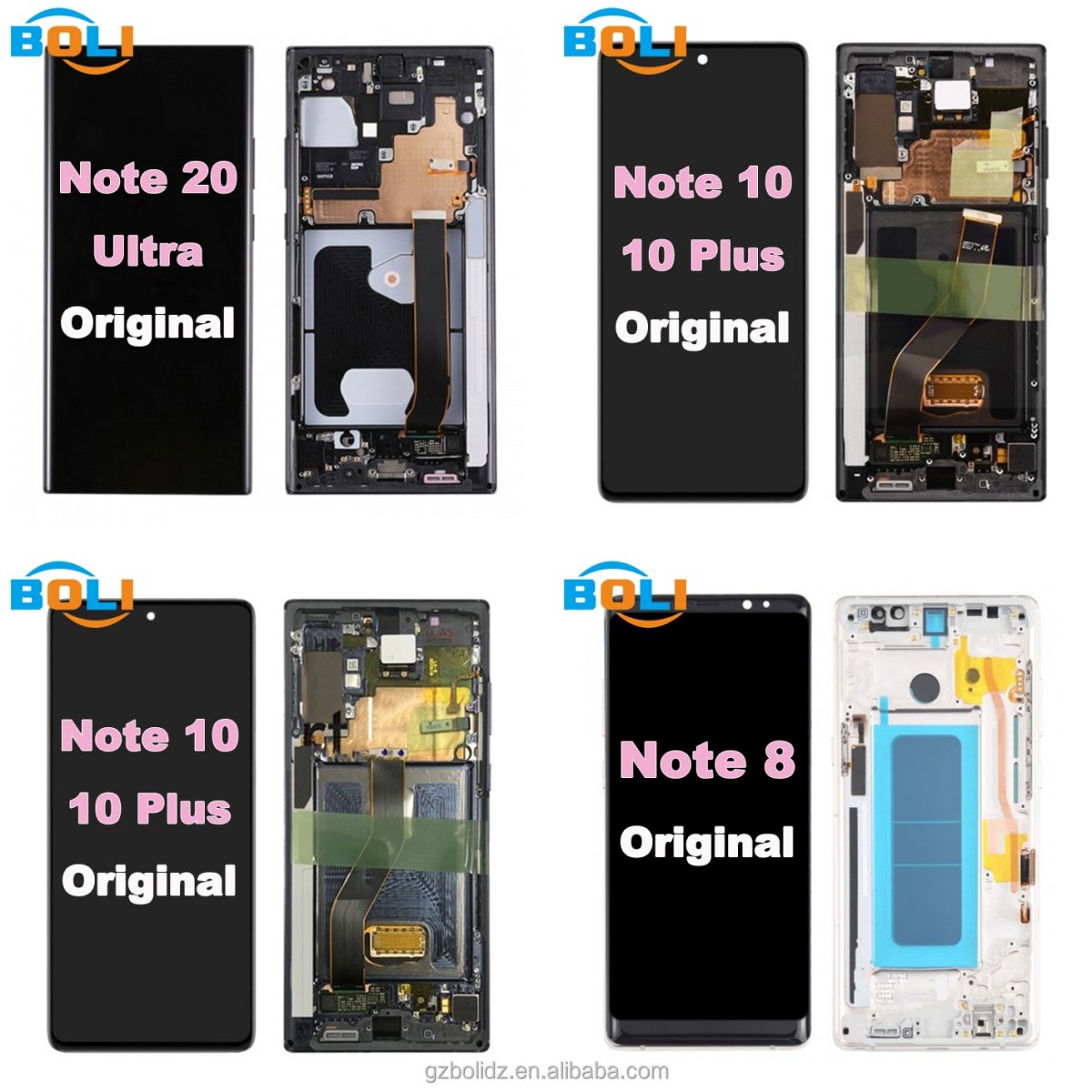 Mobile phone Lcds for samsung galaxy Note 5 7 8 9 10 20 ultra lcd touch screen for samsung A10 A10S A12 A20 A20S A30 lcd display