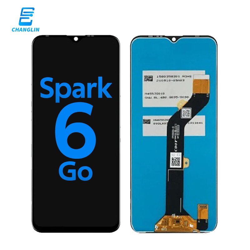 Factory Price Wholesale Mobile Phone LCD Display Touch Screens For For Tecno Spark 6 Go 2024 New