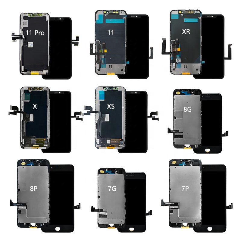 7 plus mobile phone lcds touch screen and OEM Factory Original for iphone 8 6 7plus lcd screen 11 XR X XS XSMAX lcd refurbish
