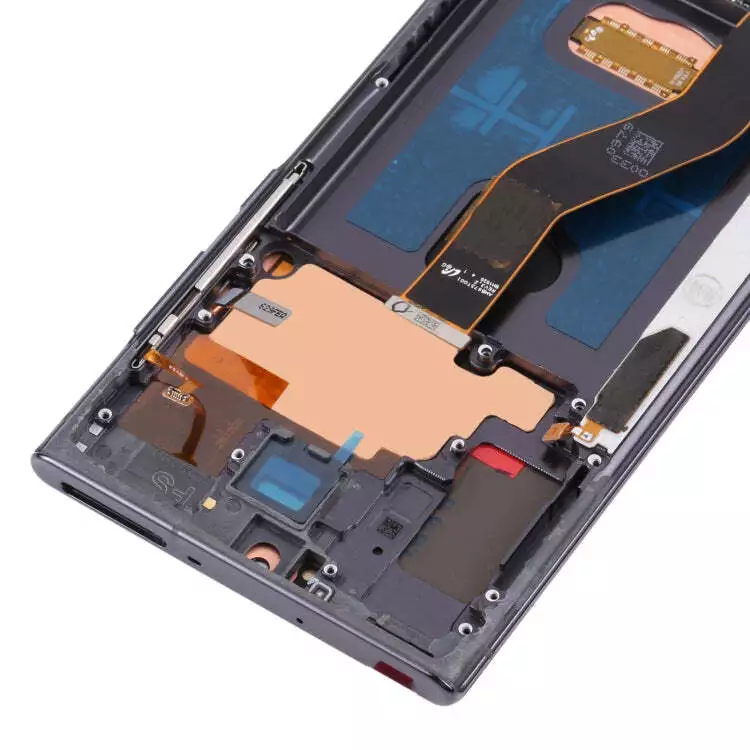 mobile phone lcd with frame for samsung Note 10 screen display with touch digitizer assembly N970