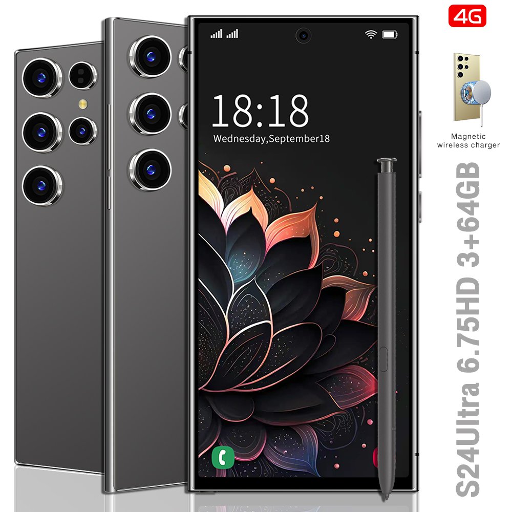 Slimoro S For Amsung S24 Ultra Plus 5G Smartphone Cell Phone Smart Phone Telefon Feature Android Gaming Mobile Phone 4G Unlocked