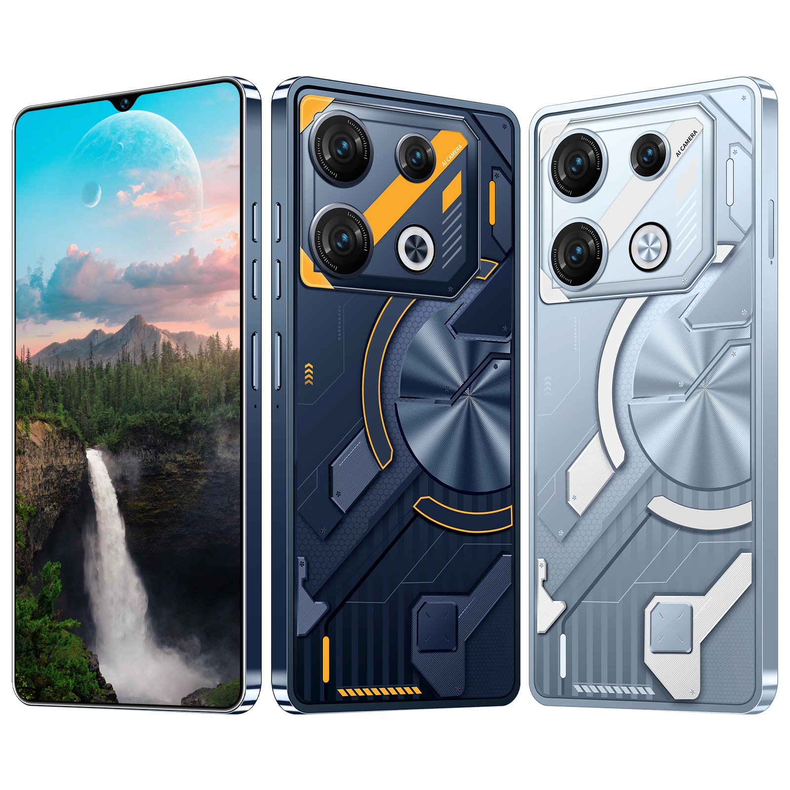 2023 New Global Version GT10 Pro Smartphones gaming Octa Core 16GB+1TB 7.3Inch FHD Android 13 Mobile Phone cellphones