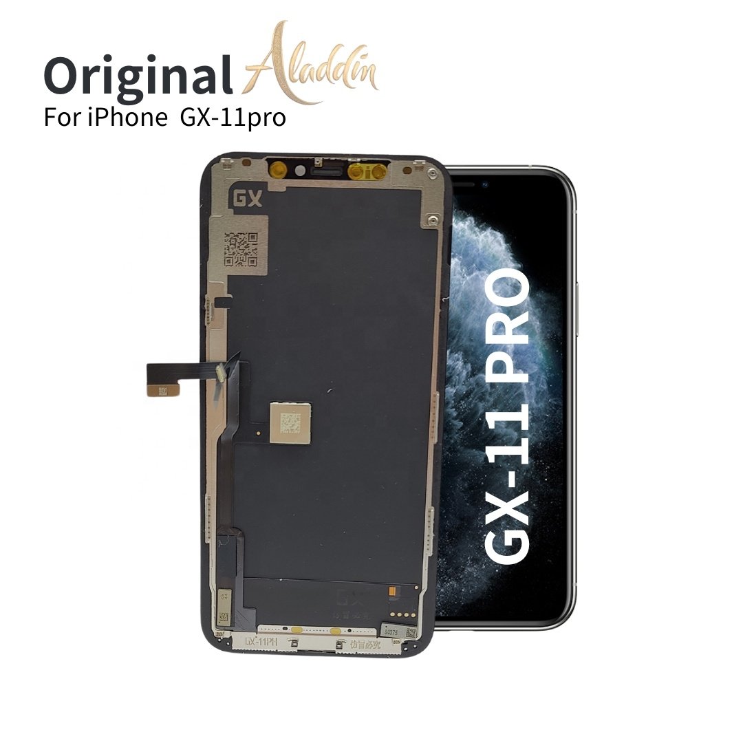 New Original Phone parts LCD GX 11p Oled for iPhone 11 pro Apple Mobile Phone LCD Repairment Part with service pack box