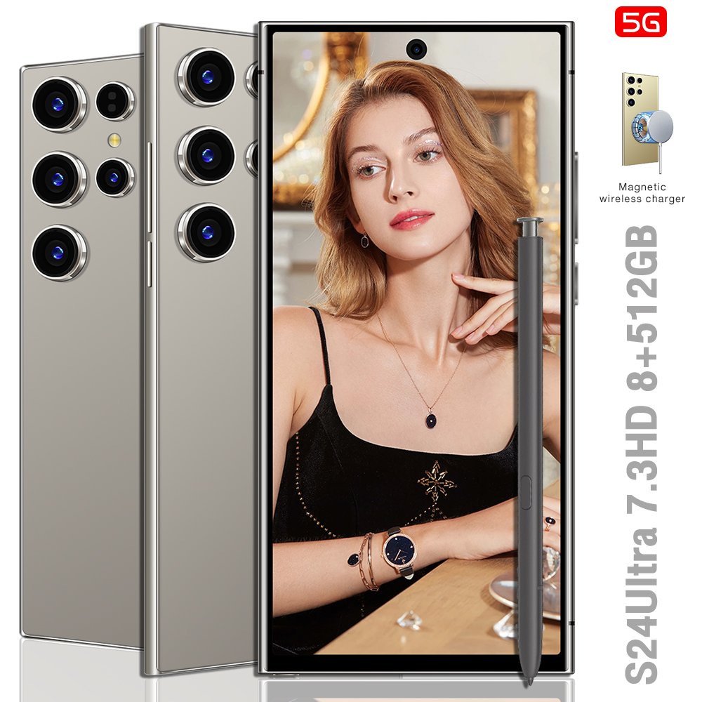 2024 New Arrival sumsung S24 Ultra Phone Global Version Mobile Phone 8+256GB Android 12 Cellphones Unlocked Smartphone